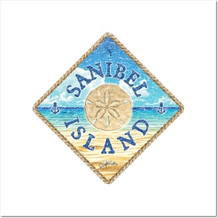 Sanibel Island, Florida, with Sand Dollar and Beach Posters and Art